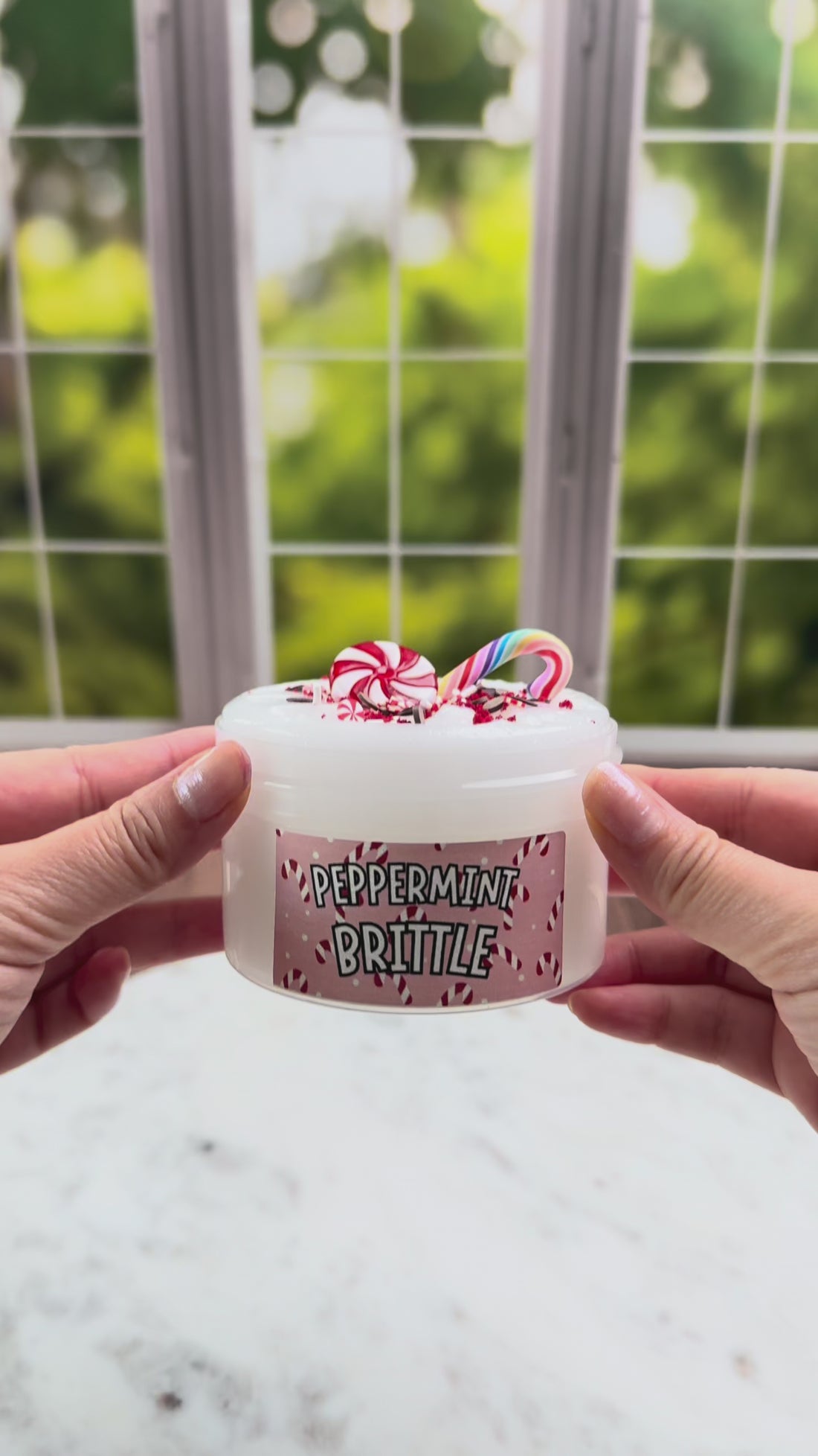 Peppermint Brittle Slime