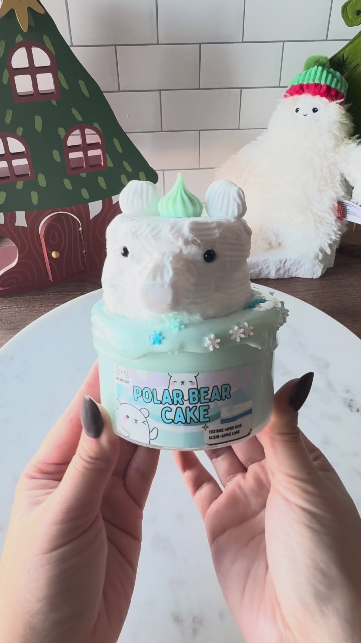 Polar Bear Cake DIY Slime Kit