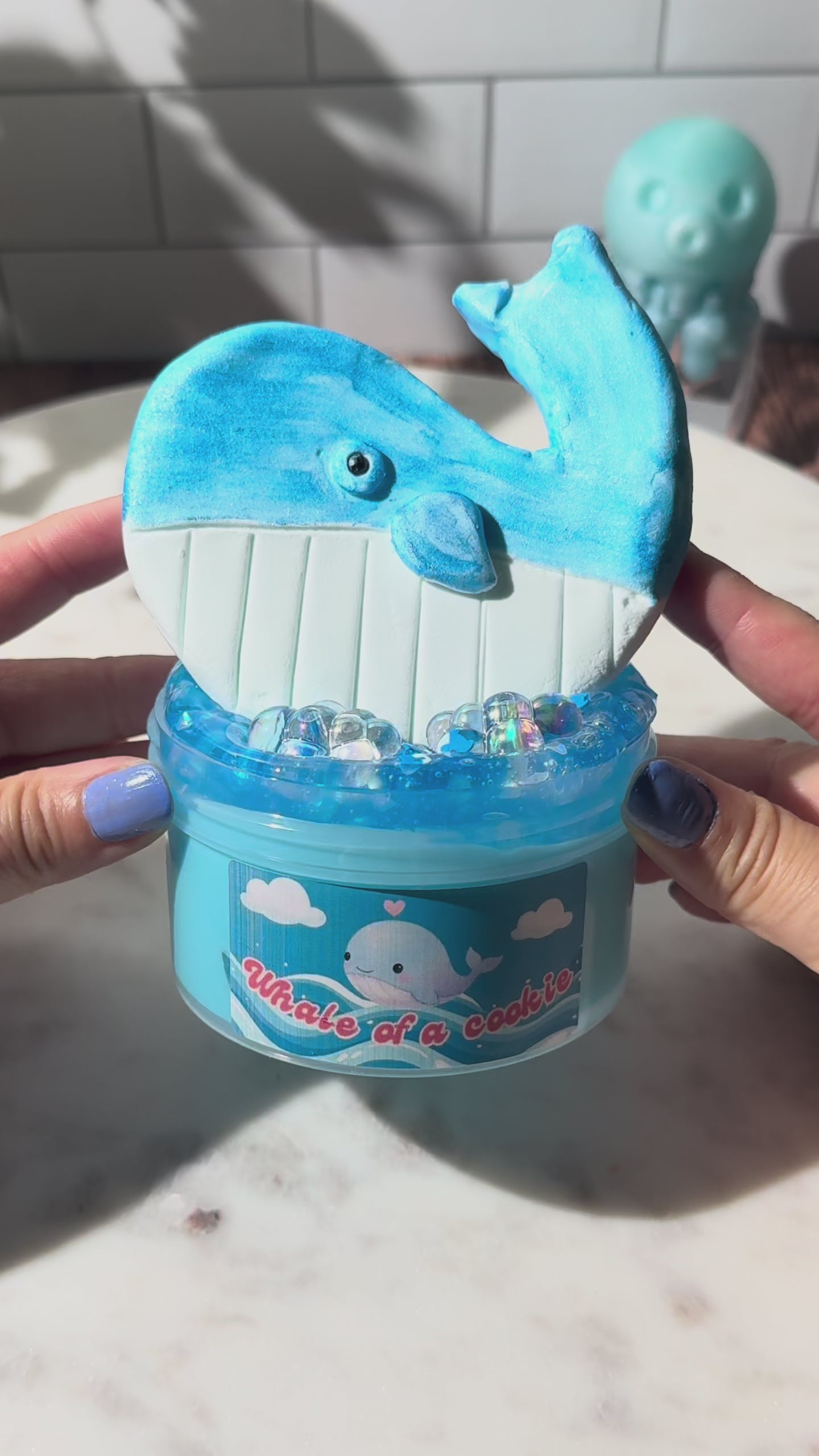 Whale of a Cookie DIY Slime