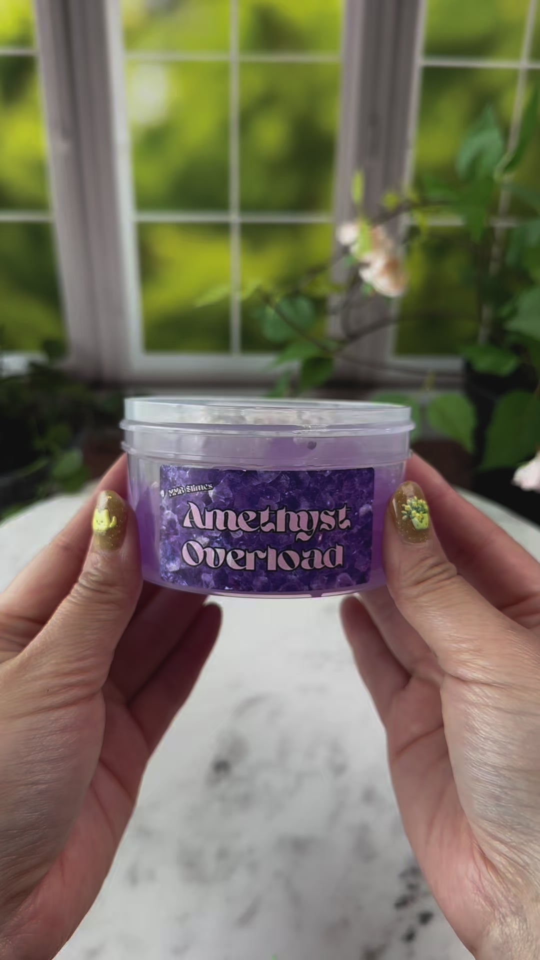 Amethyst Overload - Glow In The Dark Slime