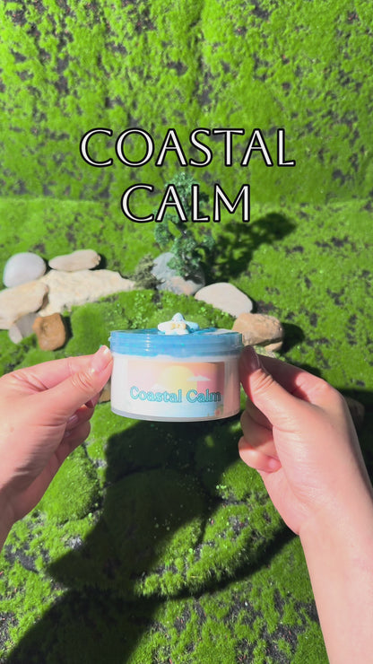 Coastal Calm | Two Part Snow Fizz Sand Slime