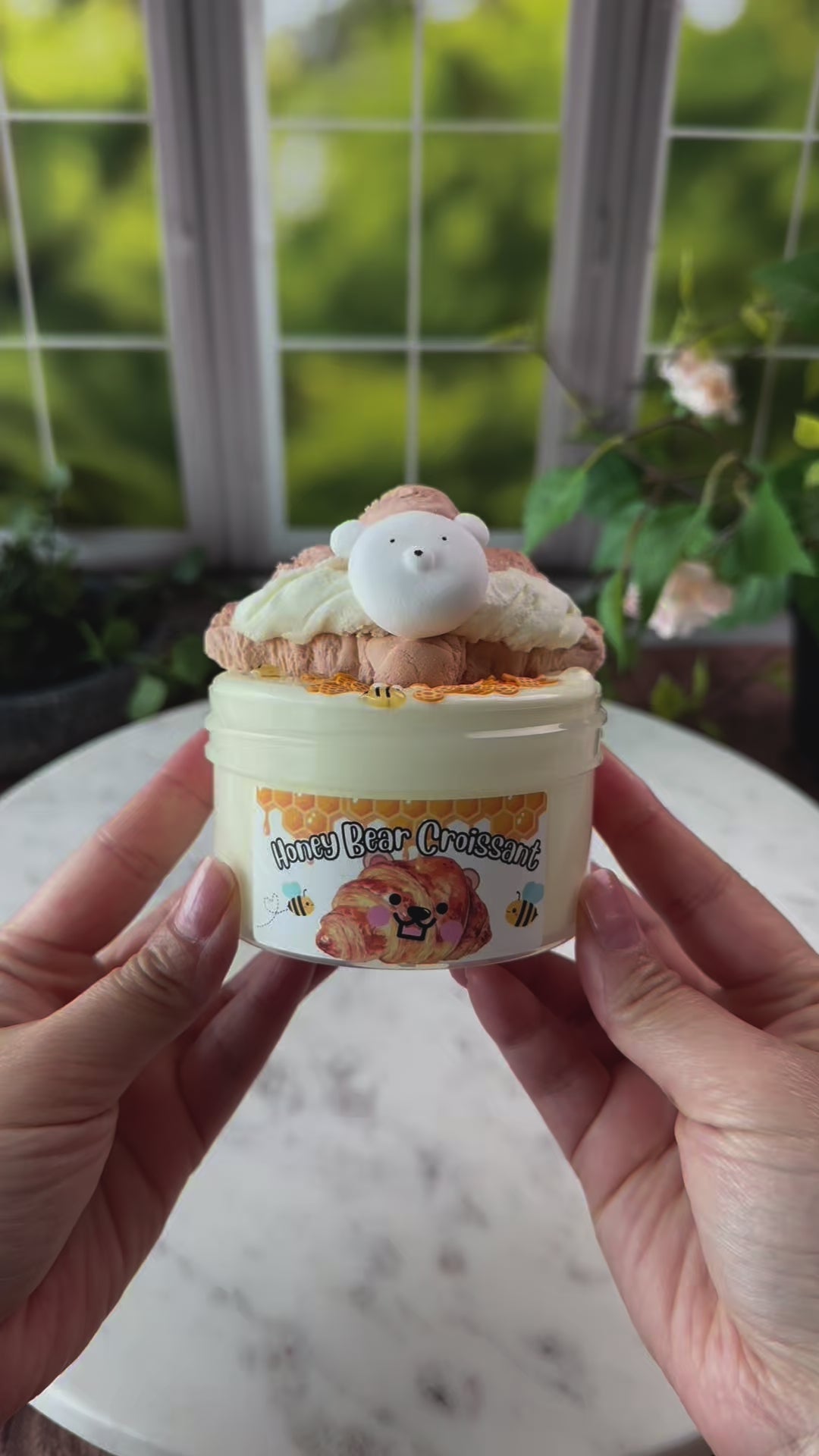 Honey Bear Croissant DIY Slime