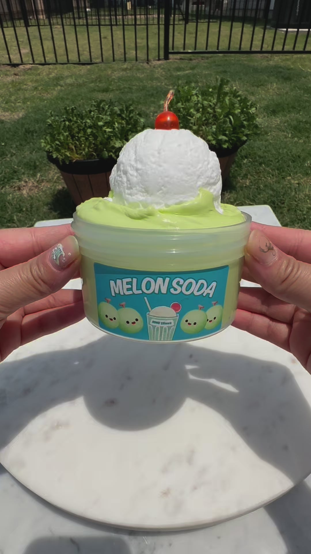 Melon Soda DIY Slime