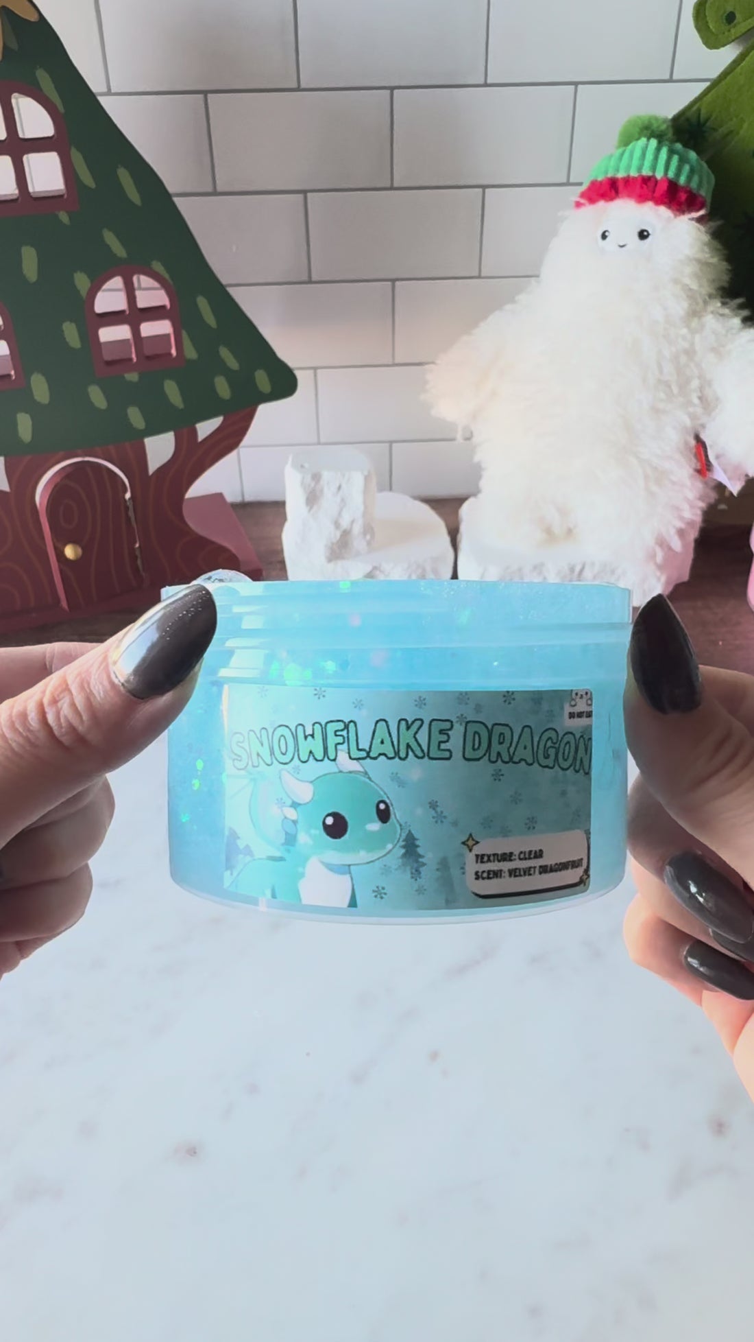 Snowflake Dragon Slime