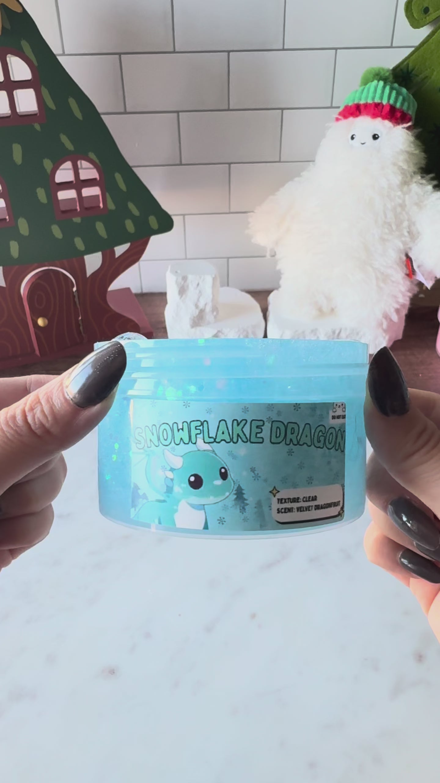 Snowflake Dragon Slime