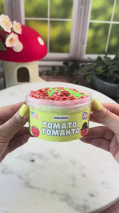 Tomato Tomahto Soy Wax and Snow Fizz Slime