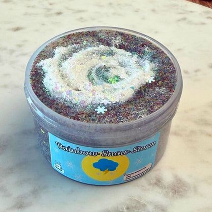 Rainbow Snow Storm Slime - Mythical Mushbunny Slimes