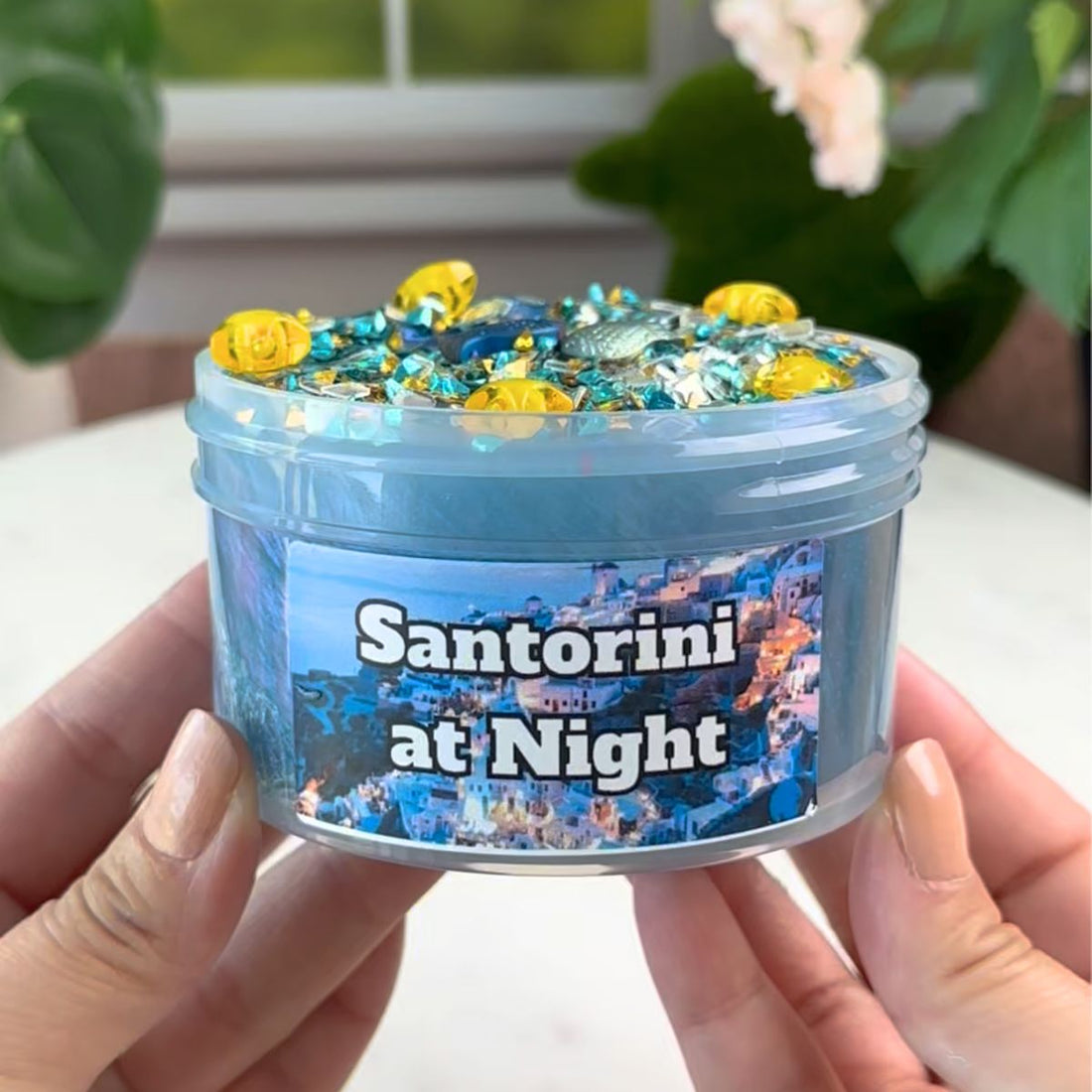 Santorini at Night Slime - Mythical Mushbunny Slimes