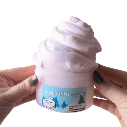 Snow Bunny Cookie DIY Slime Kit - Mythical Mushbunny Slimes