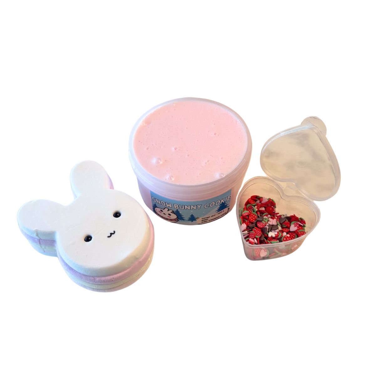 Snow Bunny Cookie DIY Slime Kit - Mythical Mushbunny Slimes