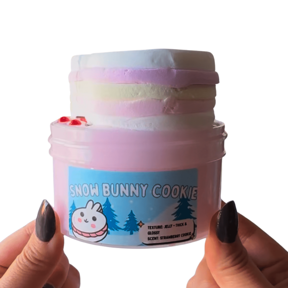 Snow Bunny Cookie DIY Slime Kit - Mythical Mushbunny Slimes