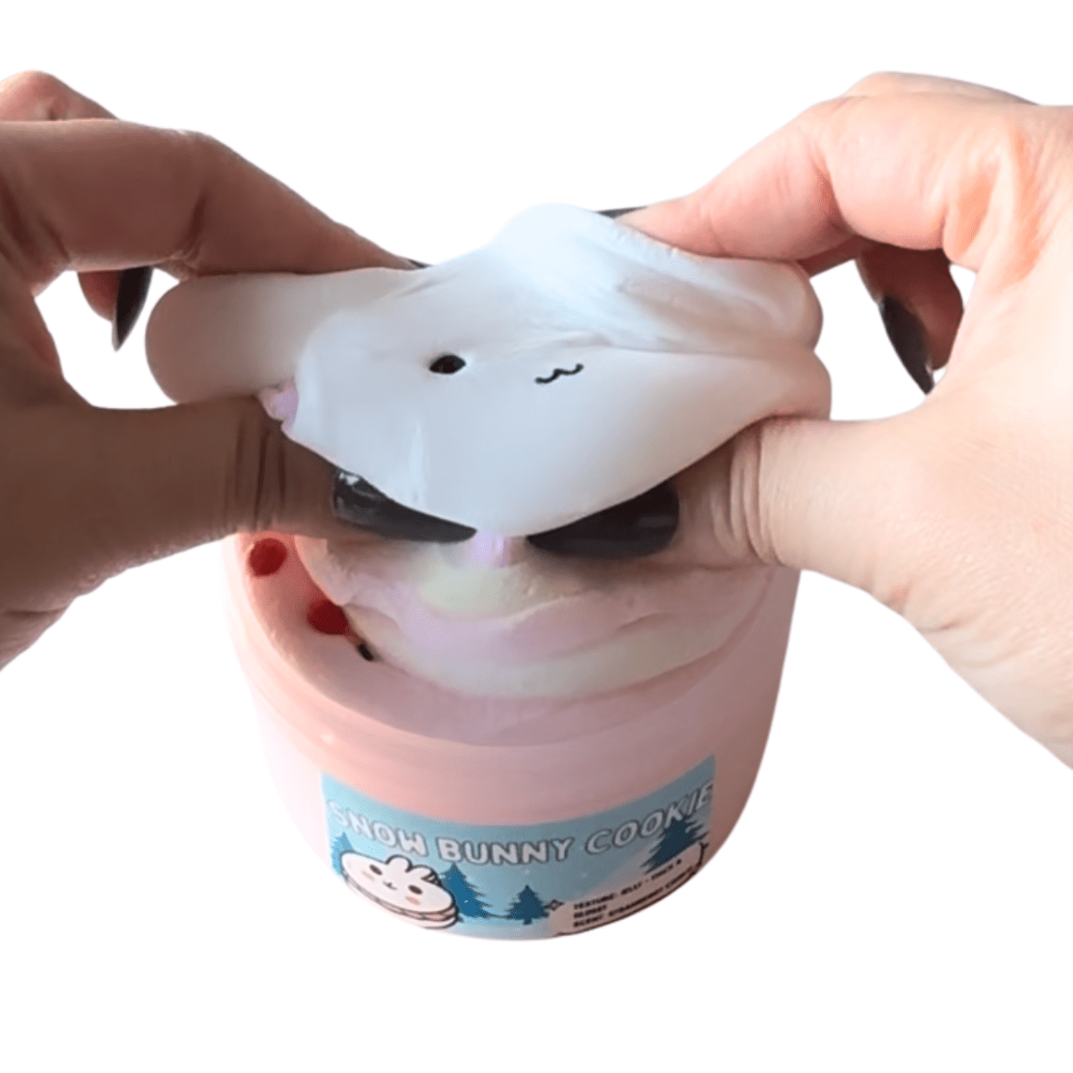 Snow Bunny Cookie DIY Slime Kit - Mythical Mushbunny Slimes