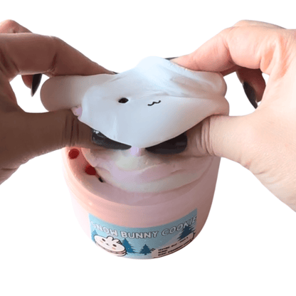Snow Bunny Cookie DIY Slime Kit - Mythical Mushbunny Slimes