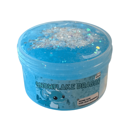 Snowflake Dragon Slime - Mythical Mushbunny Slimes