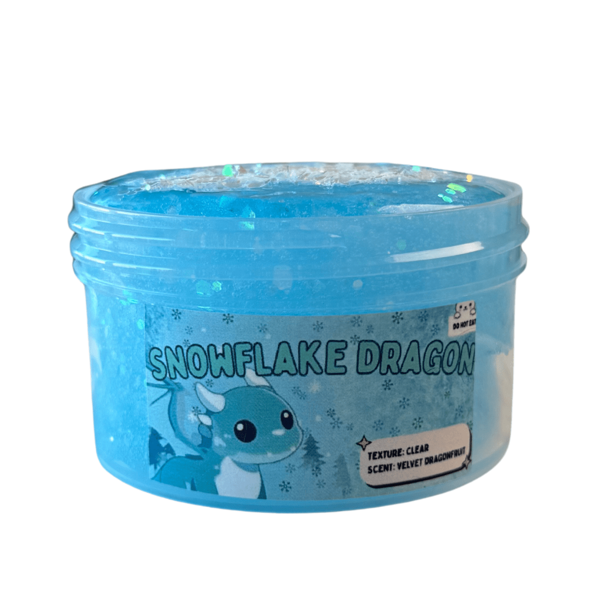 Snowflake Dragon Slime - Mythical Mushbunny Slimes