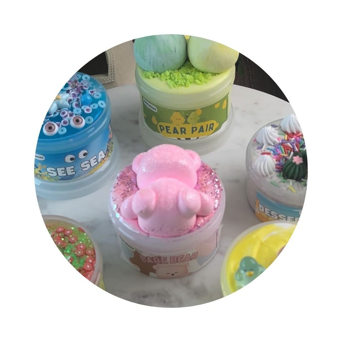 Some Some, But Different Bundle | 3oz, 6oz, 8oz - Mythical Mushbunny Slimes