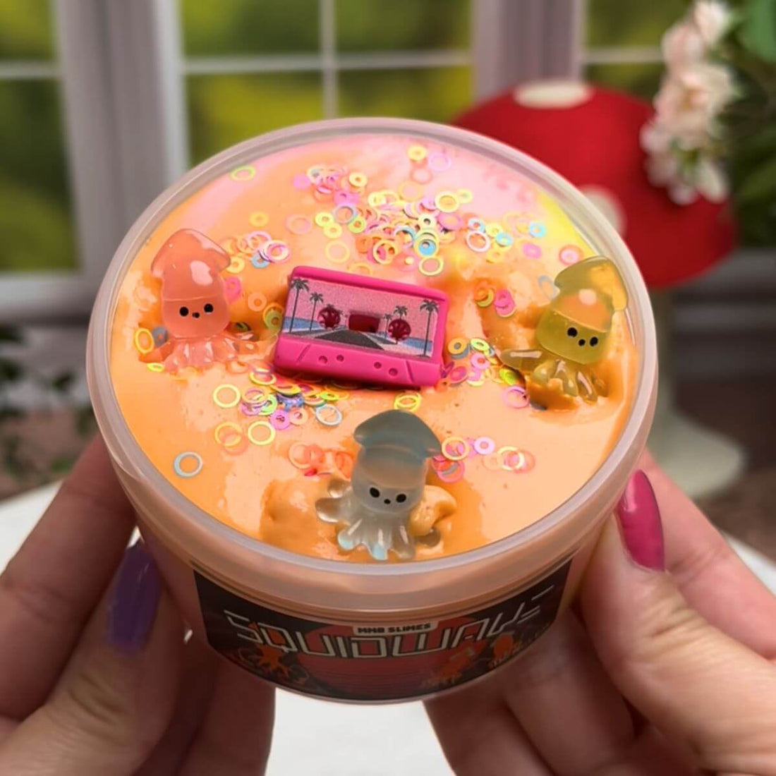 Squidwave | Multicolor Wood Glue Slime - Mythical Mushbunny Slimes