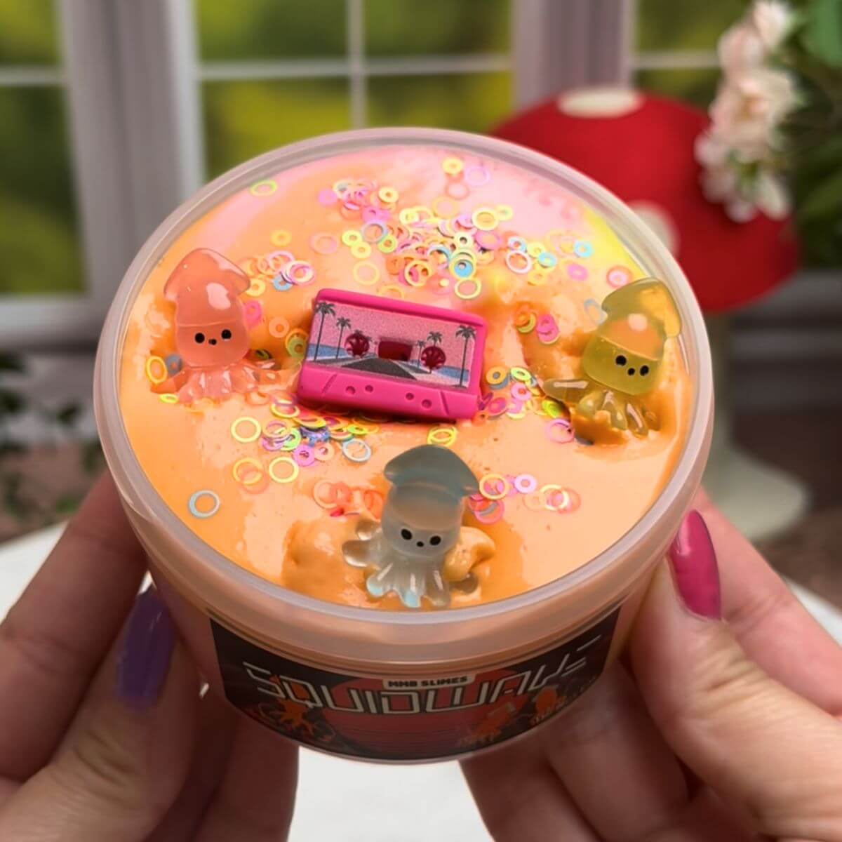 Squidwave | Multicolor Wood Glue Slime - Mythical Mushbunny Slimes