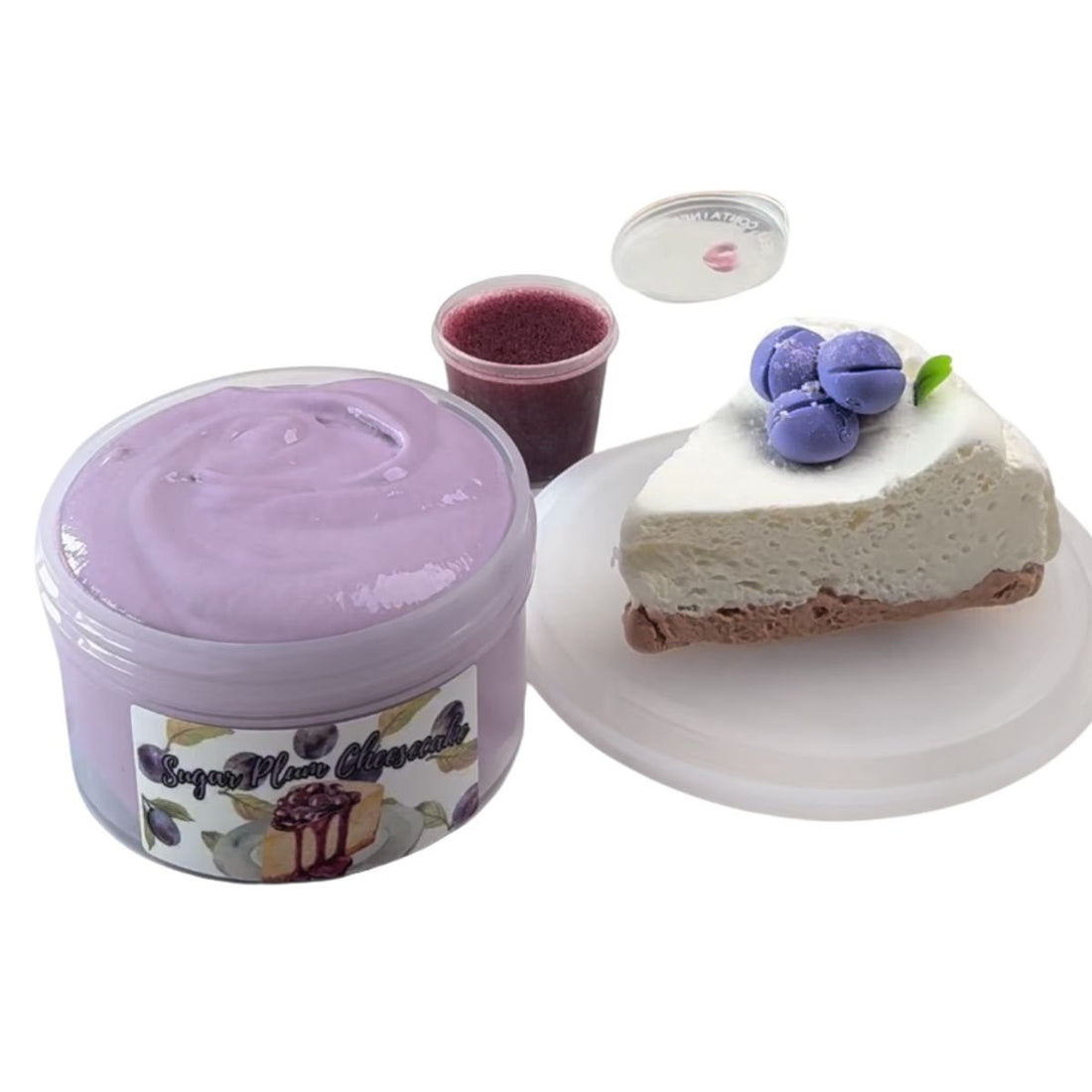 "Sugar Plum Cheesecake" DIY Slime Kit - Mythical Mushbunny Slimes