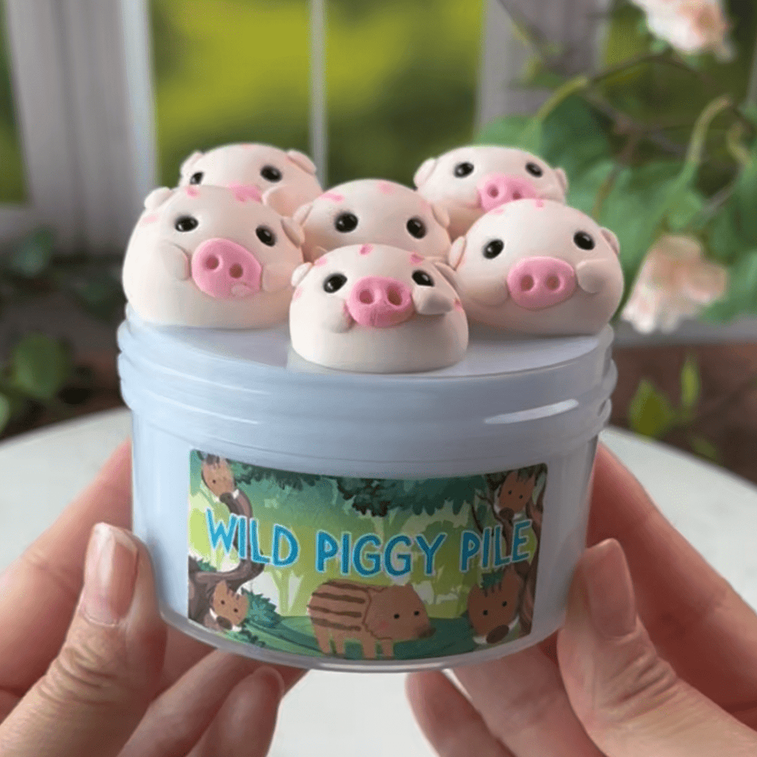 Wild Piggy Pile DIY Slime Kit - Mythical Mushbunny Slimes