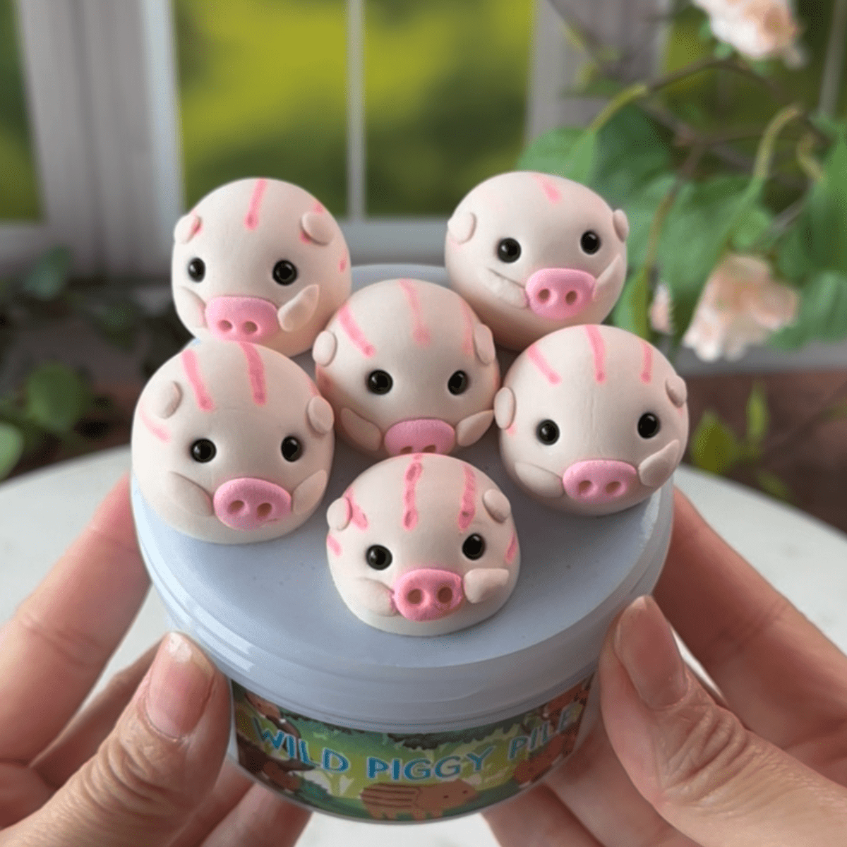 Wild Piggy Pile DIY Slime Kit - Mythical Mushbunny Slimes