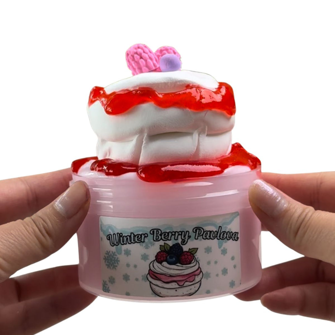 "Winter Berry Pavlova" DIY Slime Kit - Mythical Mushbunny Slimes