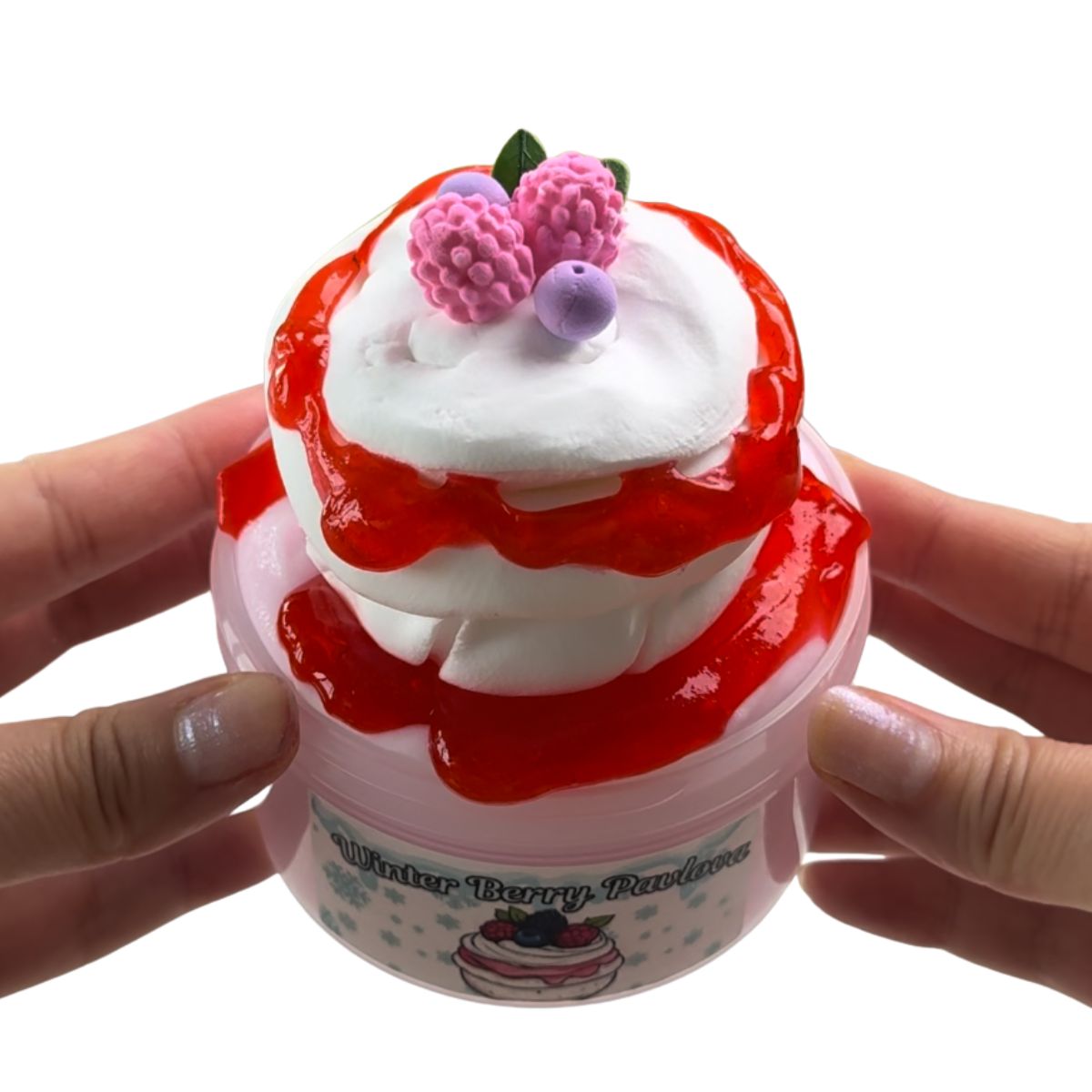 "Winter Berry Pavlova" DIY Slime Kit - Mythical Mushbunny Slimes