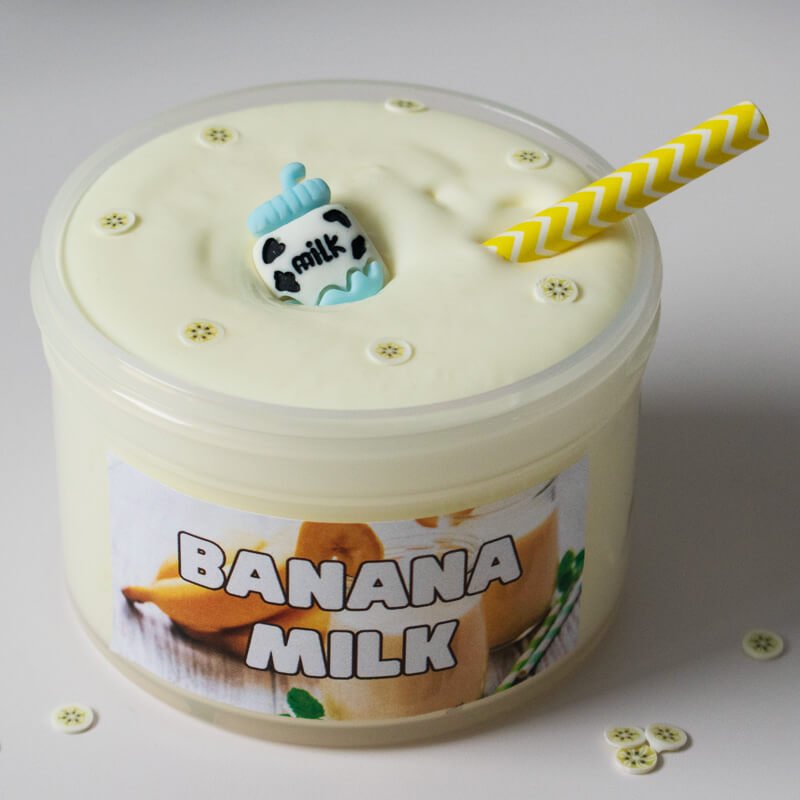 Banana Milk Slime - Mythical Mushbunny Slimes