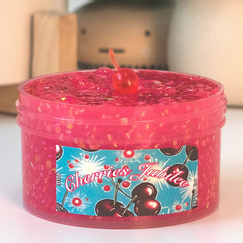 Cherries Jubilee Slime - Mythical Mushbunny Slimes