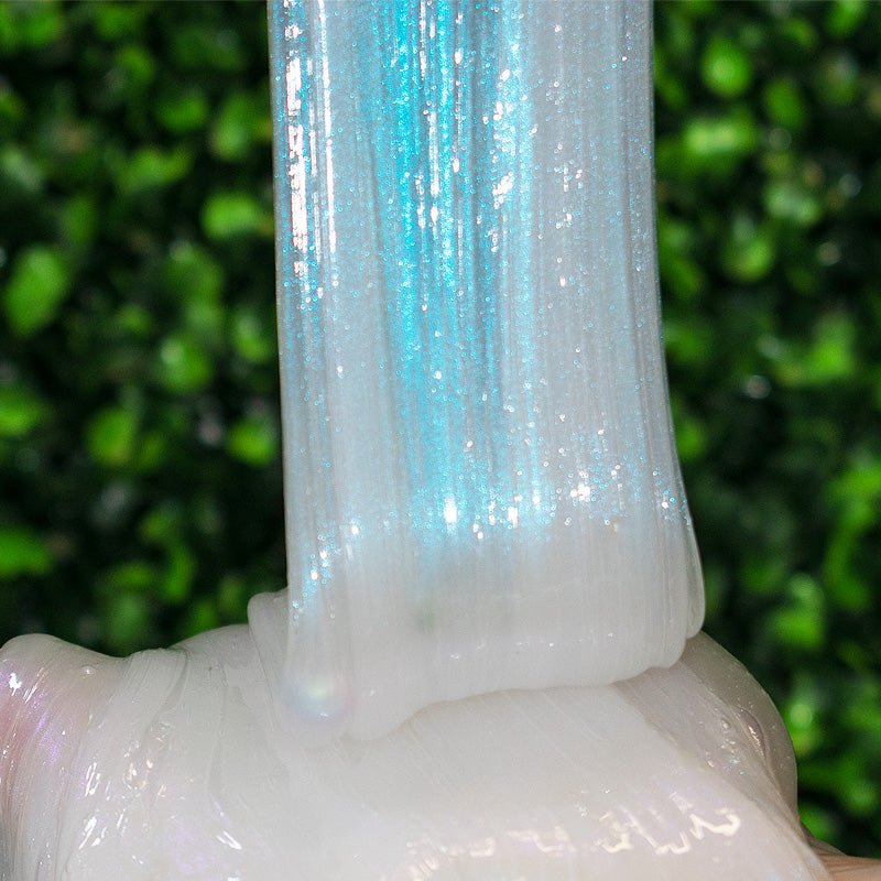 Coated clear slime