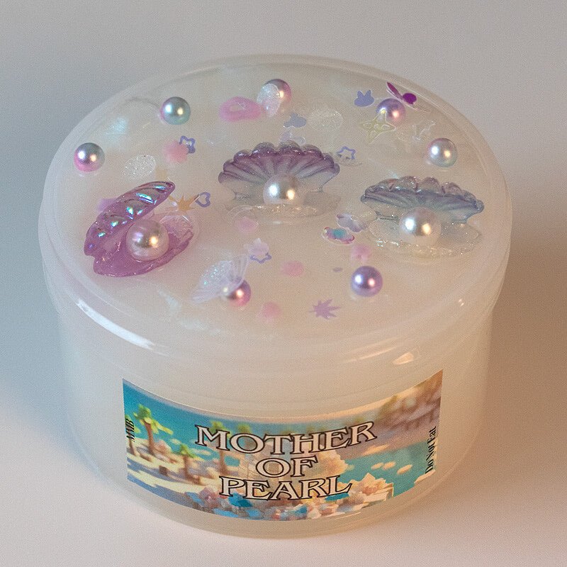 Coated clear slime