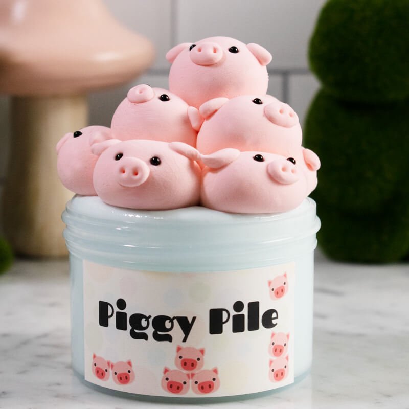 Piggy Pile Slime - Mythical Mushbunny Slimes