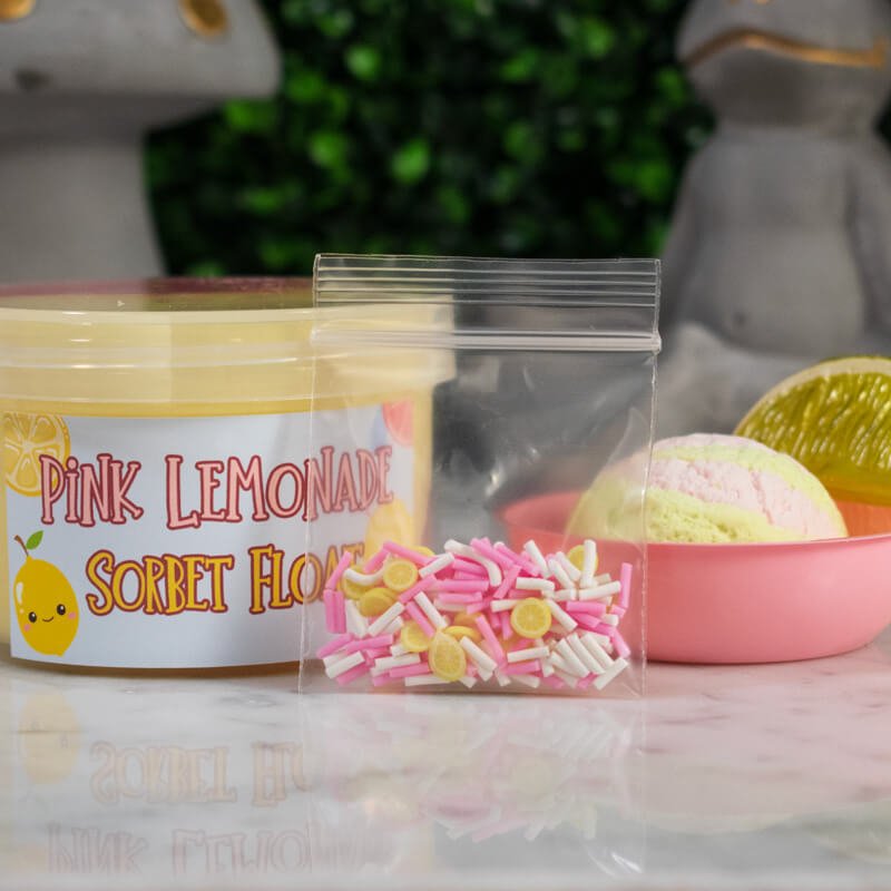 Pink Lemonade Sorbet Float - Mythical Mushbunny Slimes