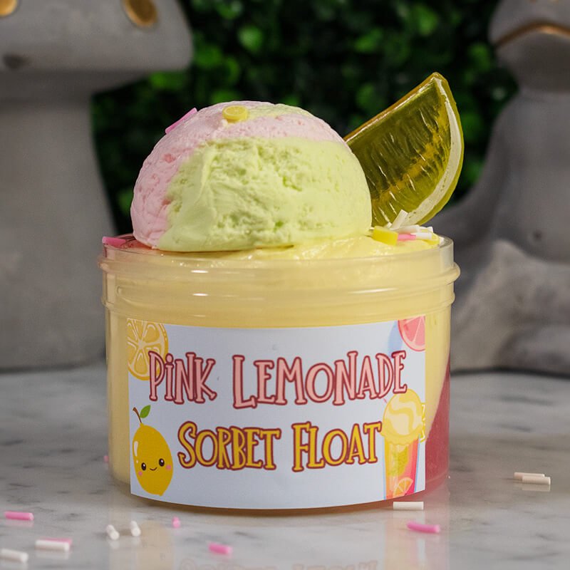 Pink Lemonade Sorbet Float - Mythical Mushbunny Slimes